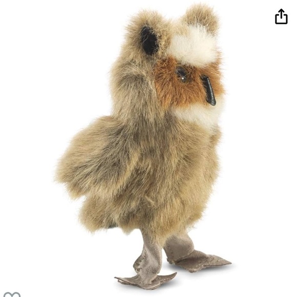 Plush Brown Owl Hand Puppet Toy - Kids Learning Toy - Picture 2 of 10